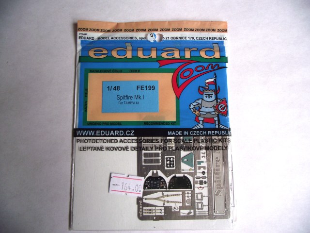 Фототравление для Spitfire mk.I (Tamiya kit)