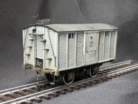 Товарный вагон Закавказкой жд, 1/87