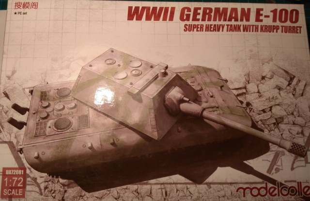 WWII German E-100 super heavy tank with Krupp turrent