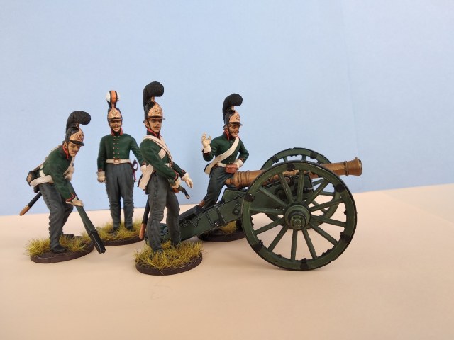 Русская армейская конная артиллерия 1805 год.