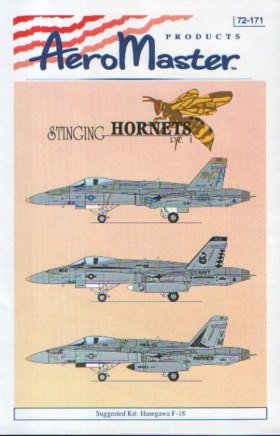 Декаль 1/72 на F-18A/C