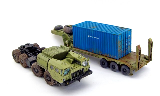 МАЗ-7410 с прицепом