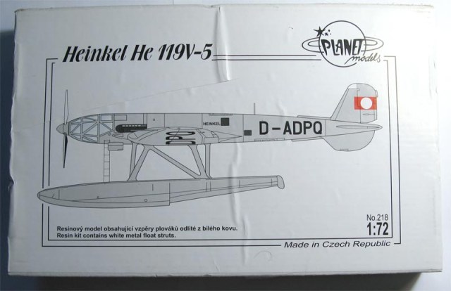 Heinkel He119 V5 1-72 Planet models