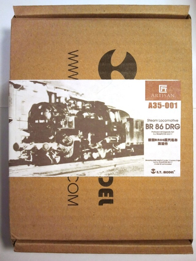 E.T.model A35-001 Steam Locomotive BR86 DRG For TRUMPETER 00217