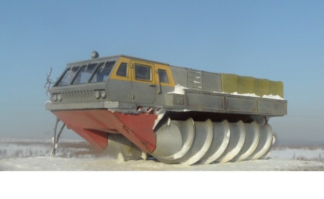 Шнекороторный снегоболотоход ЗИЛ-4904