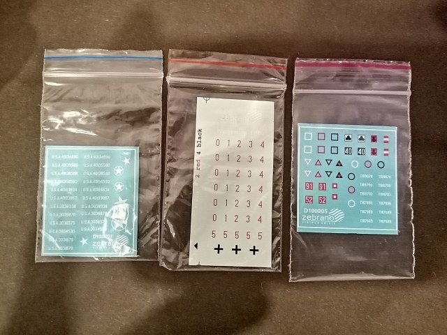 Декали 1/100 для британской и американской БТТ