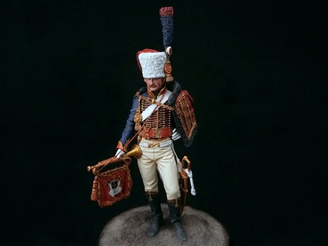 Трубач конно-егерского полка Императорской Старой гвардии. Франция, 1804-15 года