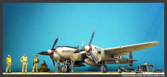 "Major Thomas B. McGuire and his P-38 Lightning"