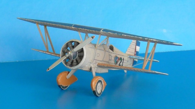 Curtiss «Hawk II», 1/72, Юный моделист конструктор