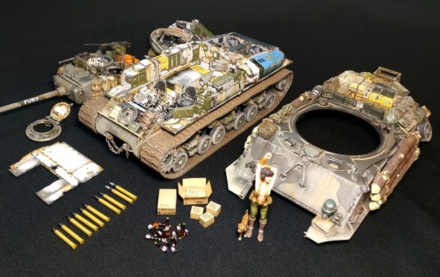 Sherman M4A3E8  от  RFM.  35 м.