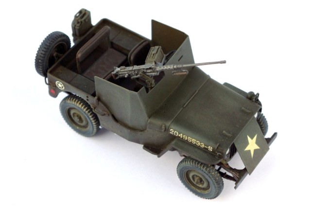 Armored 1/4 Ton 4x4 Truck w.50-cal Machine Gun
