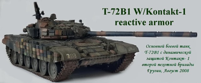 T-72B1 W/Kontakt-1 reactive armor