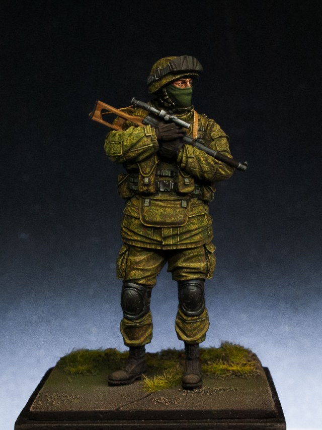 Modern Russian soldiers, 2014.