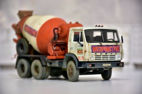 Автобетоносмеситель СБ-92 на шасси КАМАЗ-5511