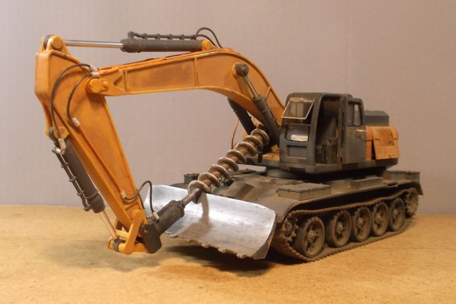 Экскаватор-буроям "Штопор-колупатор"