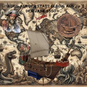 Kogg aus der Stadt Elbing aus dem Jahr 1350