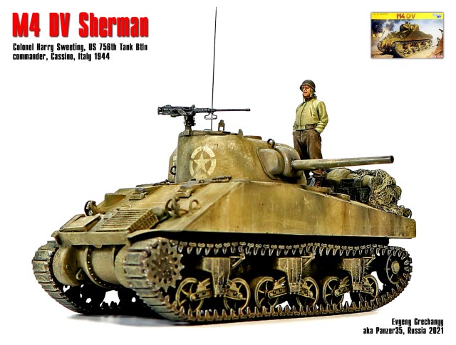 M4 Sherman, Кассино, Италия, 1944 г.