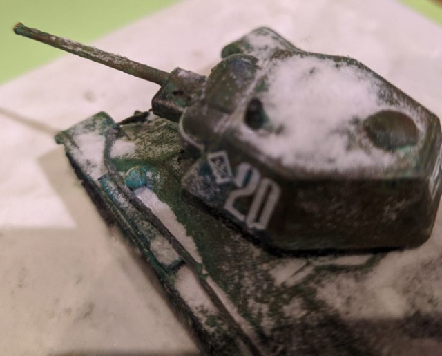 Зимнее наступление  Т-34/76