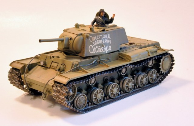 Танк КВ-1 1941г поздний, 1/35