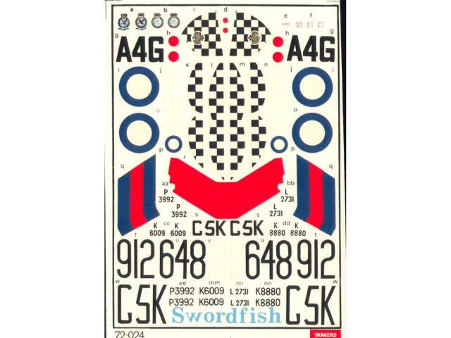 декаль Fairey Swordfish   Travers 1/72 часть2