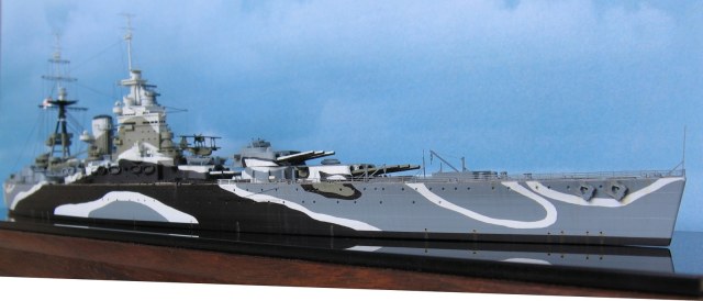 Линейный корабль HMS Rodney, 1942 г.