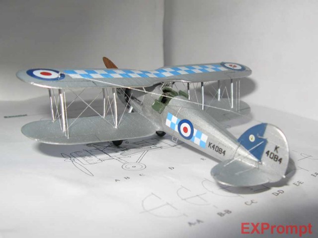 Gloster Gauntlet mk.1 от AZmodel очередная британская швейная машинка..
