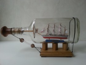 Nippon Maru - корабль в бутылке