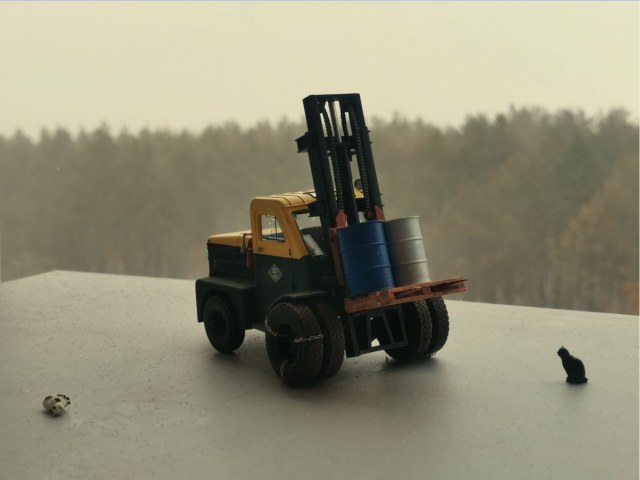 "Клопик" - вилочный погрузчик ЛЗА-4045