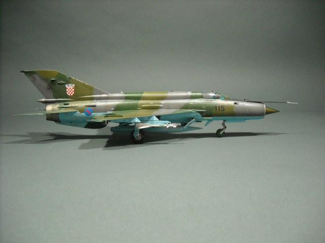 МиГ 21 бис ,ввс Хорватии