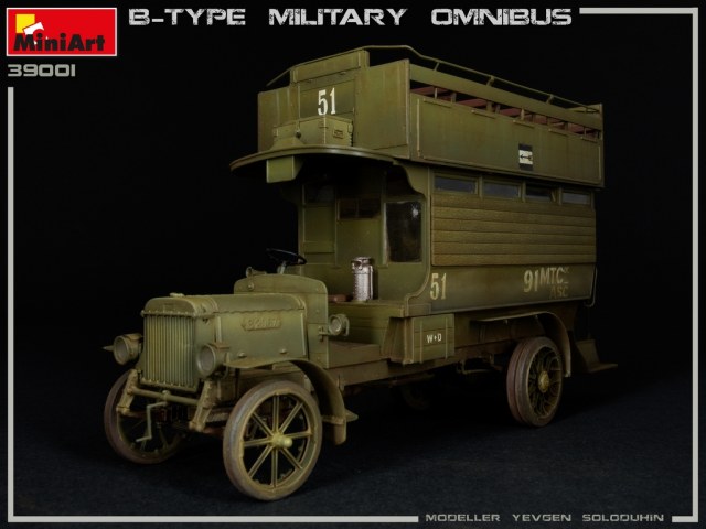 B-TYPE MILITARY OMNIBUS 1/35 Miniart-models