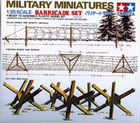Противотанковые и проволочные заграждения Tamiya 1:35