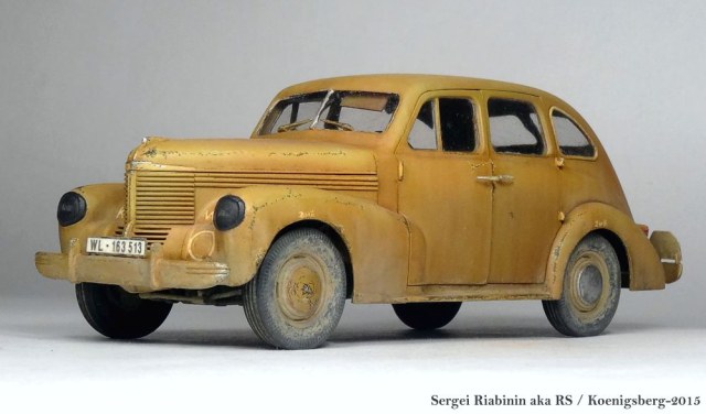 Опель-Капитан, Италия, лето 1943