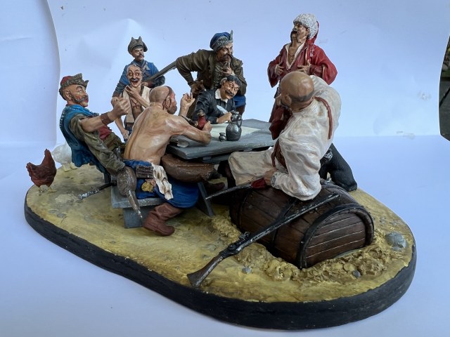 Казаки пишут письмо турецкому султану