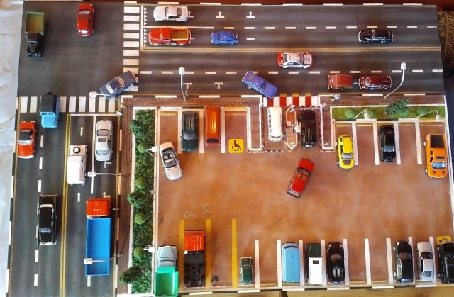 Паркинг или подставка для фотографирования.