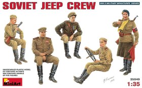 Soviet jeep crew