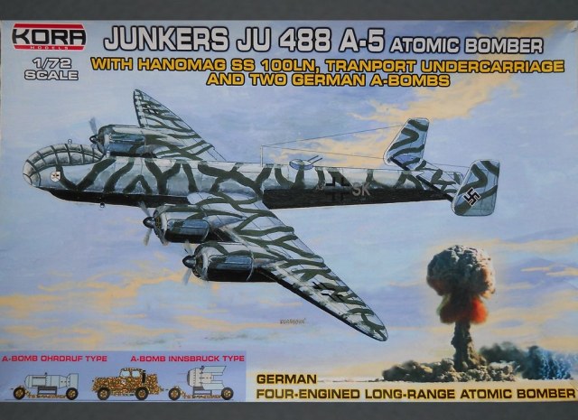Junkers Ju-488A-5 with Hanomag SS 100LN + 2 A bombs on trailers