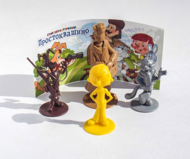 Персонажи из м/ф "Простоквашино"
