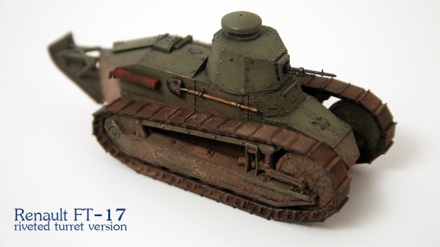 Renault FT-17 riveted turret