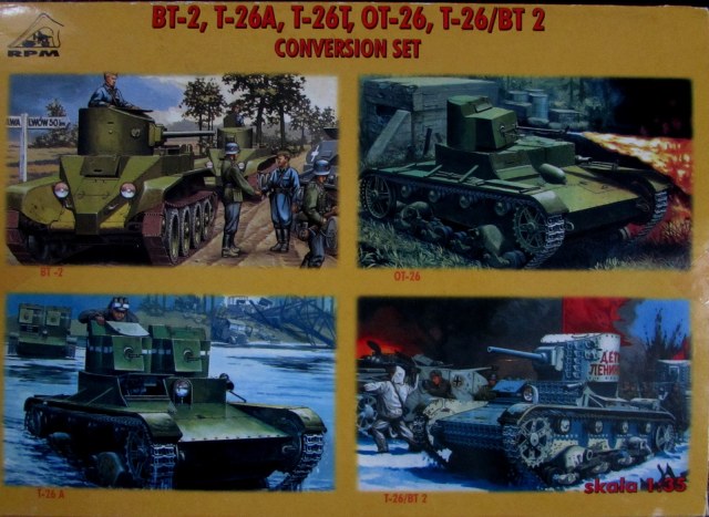 BT-2, T-26A, T-26T, OT-26, T-26/BT-2 Conversion set