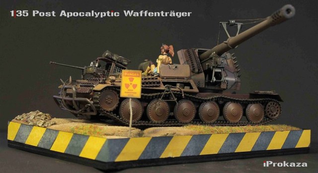 Post Apocalyptic Waffenträger 1/35