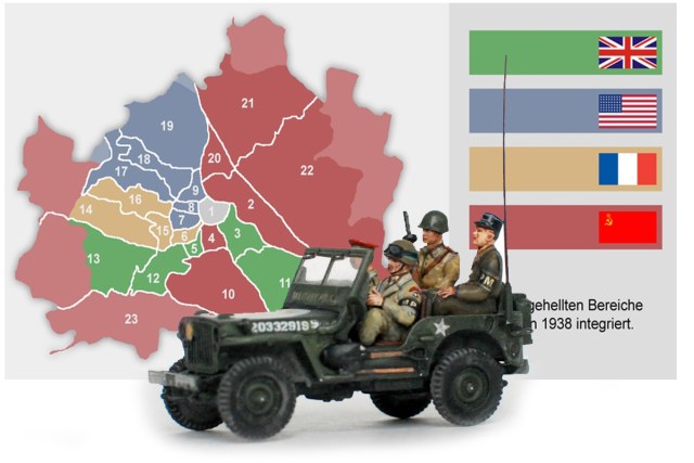 Оккупационный патруль, Вена, 1945год