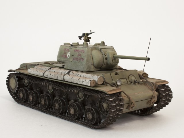 КВ-1 (ЧКЗ, башня сб.257-1, февраль 1942 г.) Кровь за кровь, смерть за смерть