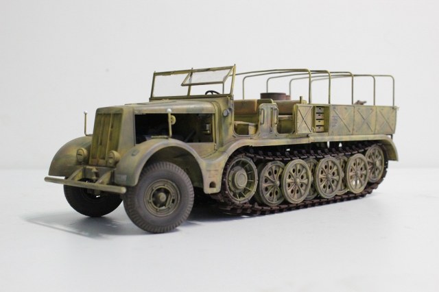 FAMO Sd.Kfz.9 с трейлером Sd.Anh.116
