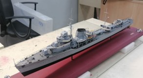 Эскадренный миноносец "Гремящий" на август 1941 г., 1/200