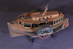 Паровой колесный катер "Абрау-Дюрсо"