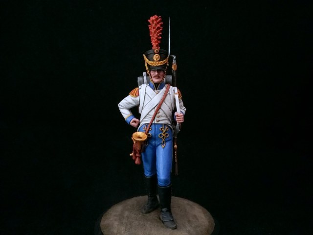 Корнет роты «Рейсс» (Reuss) 2-го батальона 6-го пехотного полка Конфедерации Рейна, 1809-12 года