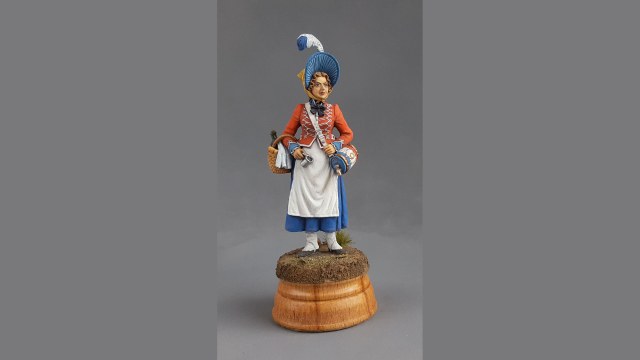 Маркитантка 15-го легкого пехотного полка. Франция, 1809 год.