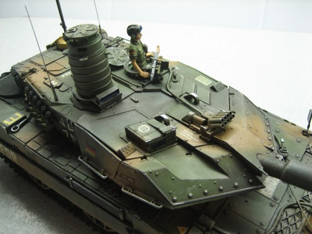 Танк "Леопард 2 А6" с минным тралом, Германия