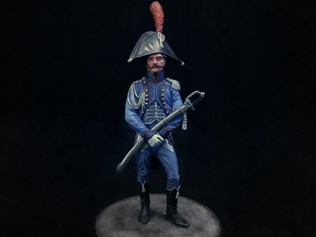 Офицер артиллерийского обоза Императорской Старой гвардии. Франция, 1806-07 года