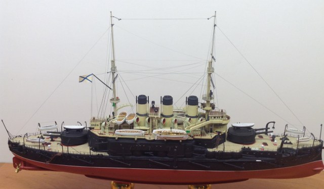 Эскадренный броненосец " Князь Потёмкин- Таврический" 1905 год. Масштаб 1:400.